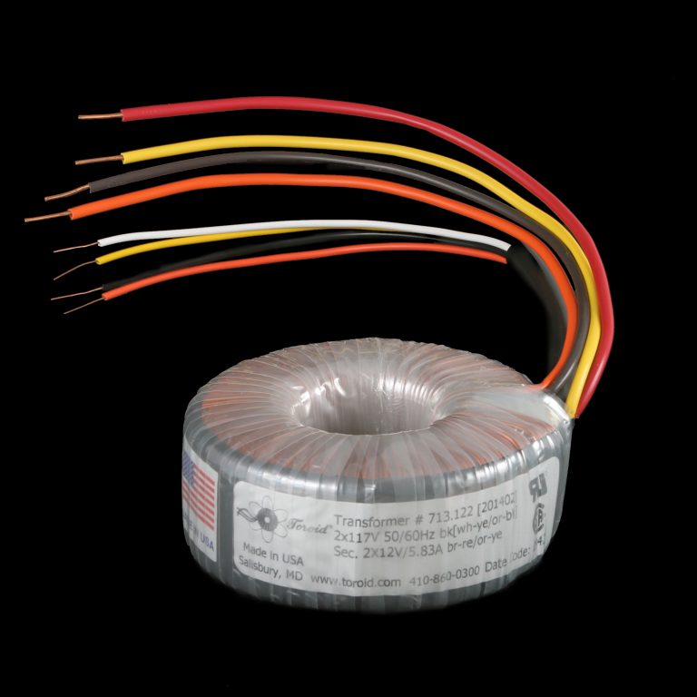 Rectifier Transformer P/N 738.182 385VA 117/234V 5060Hz Output Toroid